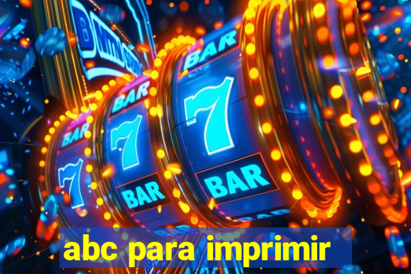 abc para imprimir